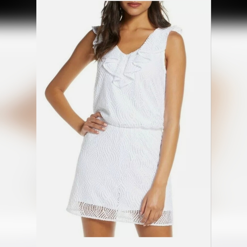 Lilly Pulitzer Alessa White Skort Dress Sz.M